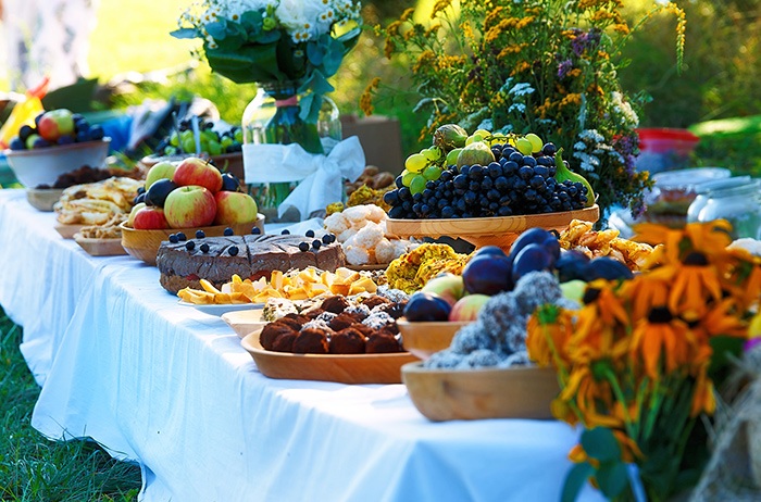 Festliche Herbsttafel