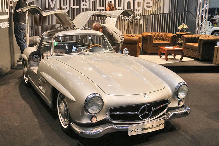 Mercedes 300 SL Oldtimermesse Hamburg