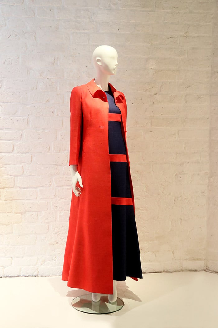 Givenchy Kleid und Mantel 1972