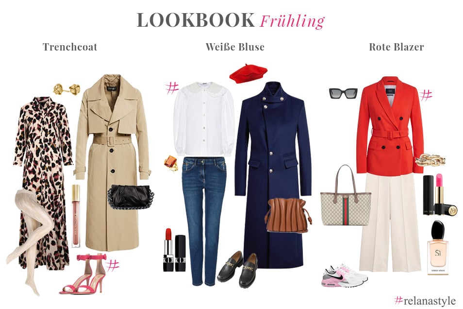 Outfit Inspiration Lookbook fruehling relanastyle Relana Dombetzki ALDO Magazin